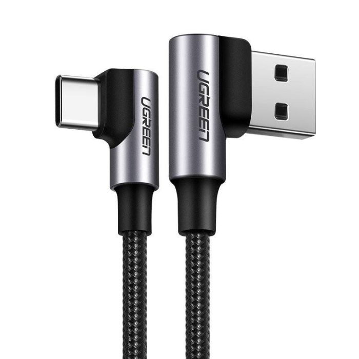 UGREEN Angled USB-C Male To Angled USB 2.0A Male Cable/20856