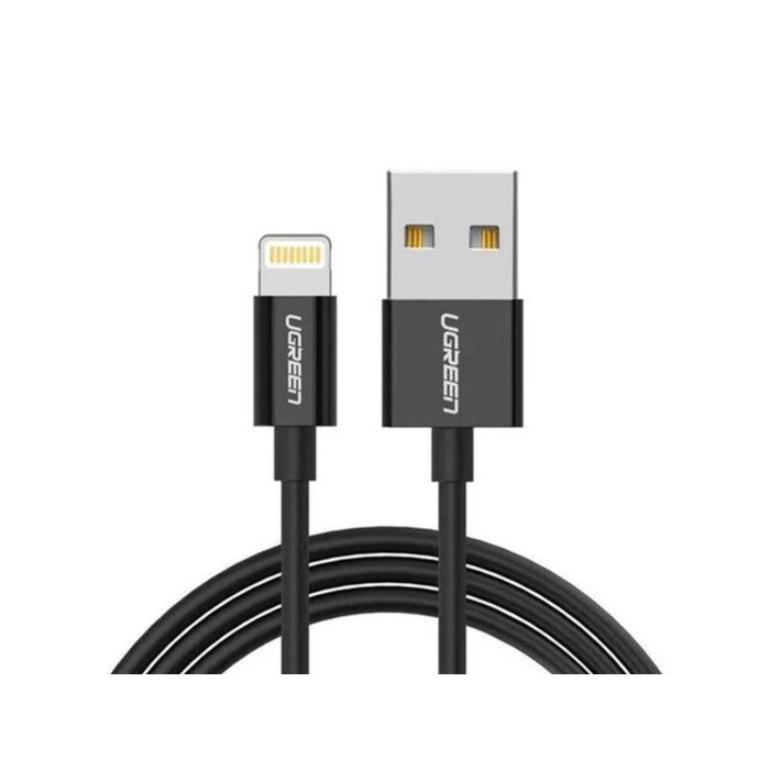 UGREEN Lightning to USB-A Male Cable 1m (MFi ceritified, ABS Shell, Black) up to 480Mbps