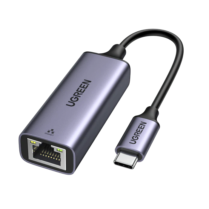 UGREEN USB-C 3.1 To RJ45 Gigabit Ethernet Adapter  10cm Aluminum case /50737