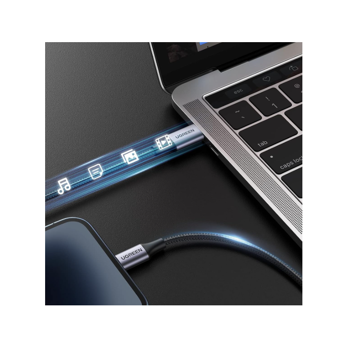 UGREEN Lightning to Type-C Male Cable 1m  up to 480Mbps PD 3A /60759