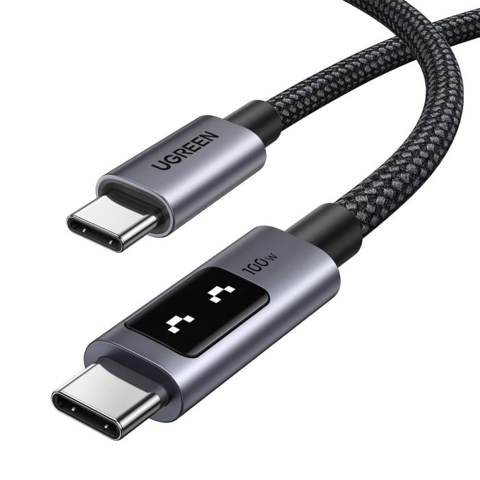 UGREEN USB C to USB C Cable 100W Fast Charging Cable Type C with LED Display 2m/35512