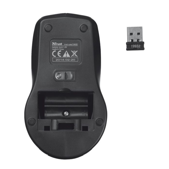 Trust Carve Wireless Mouse Black 19932/B0017071