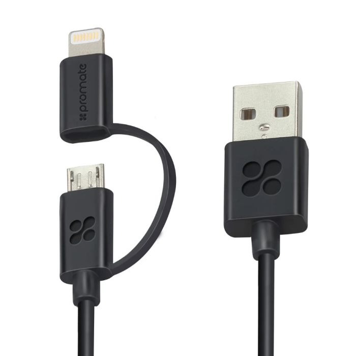 Promate LINKMATE.DUO/Black sync.cable