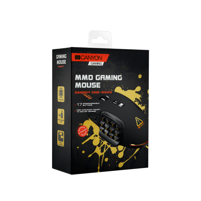Canyon CND-SGM9/Gaming Mouse Despot Black