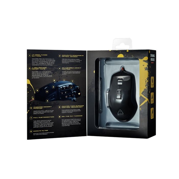 Canyon CND-SGM9/Gaming Mouse Despot Black