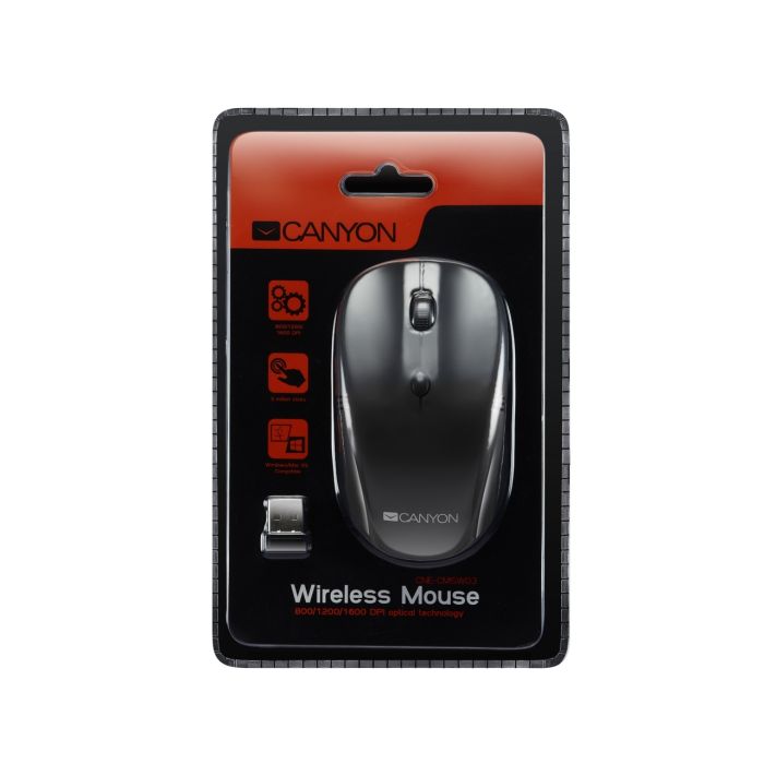 Canyon CNE-CMSW03B/Wireless Mouse Black