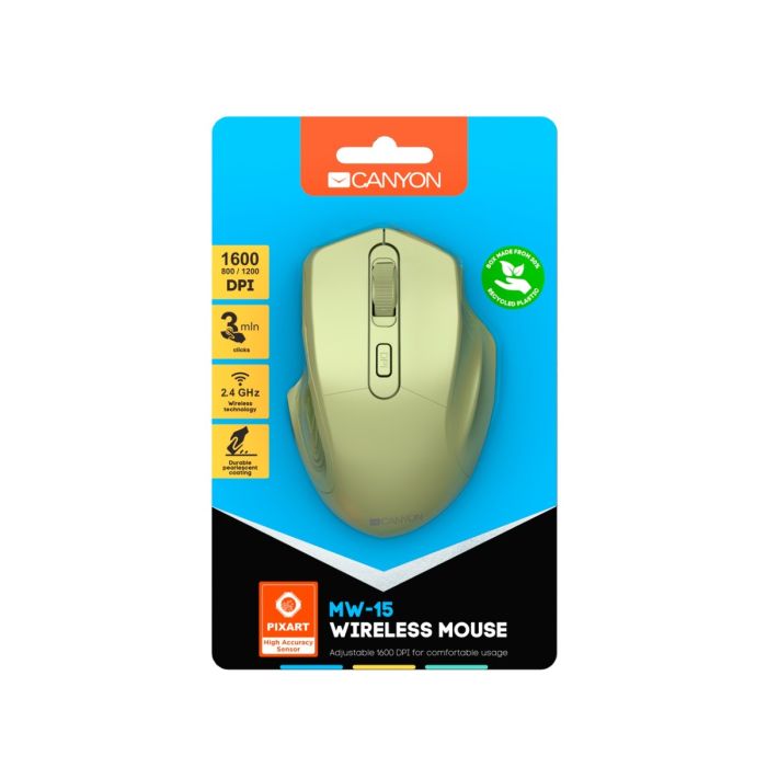 Canyon CNE-CMSW15GO/Wir. Optical Mouse Gold
