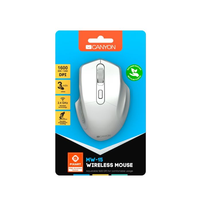 Canyon CNE-CMSW15PW/Wir. Mouse Pearl White