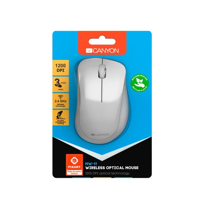 Canyon CNE-CMSW11PW/Wless Mouse White