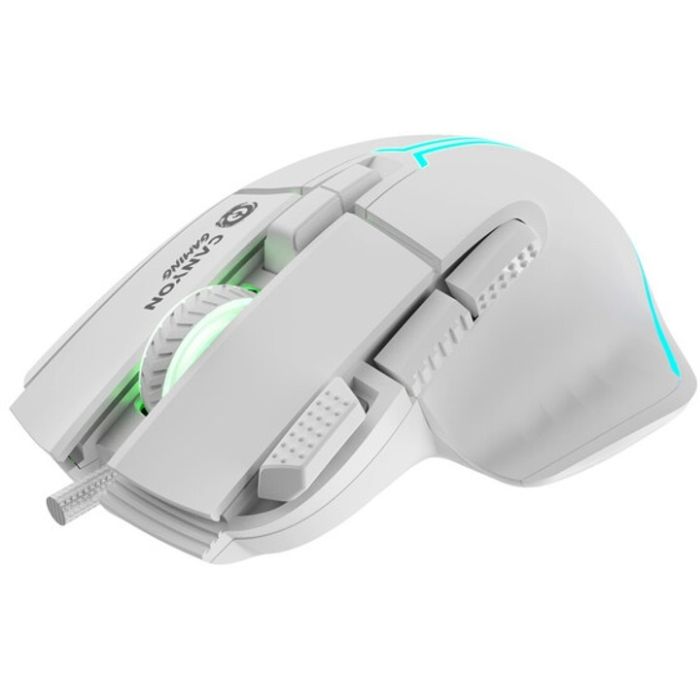 Canyon CND-SGM636W/RGB 9buttons Wired White