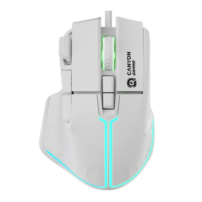 Canyon CND-SGM636W/RGB 9buttons Wired White