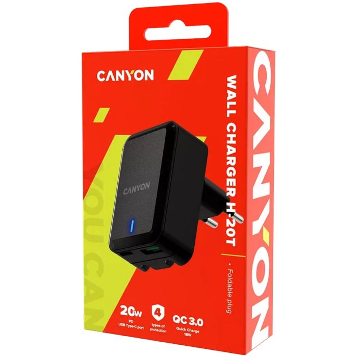 Canyon CNS-CHA20B/18W Wall Charger
