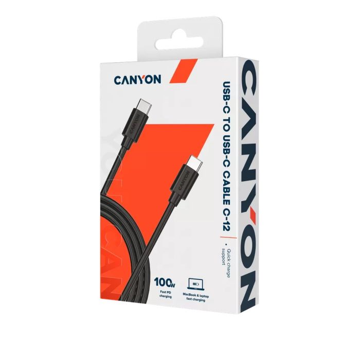 Canyon CNS-USBC12B/ Type C, 2M Black