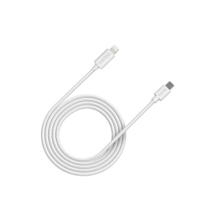 Canyon CNE-CFI12W/Type C to lightning Cable White