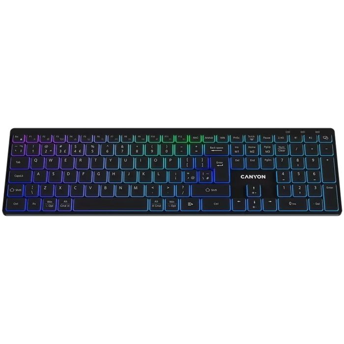 Canyon CNS-HBTK11B/RGB Dual Mode Wireless keyboard Black