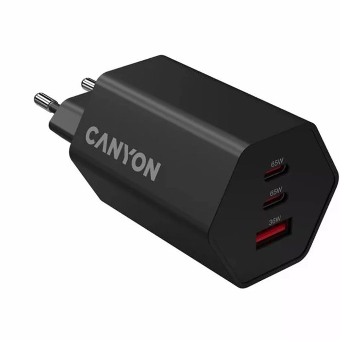 Canyon CND-CHAHEX65B/65 GaN Charger Black