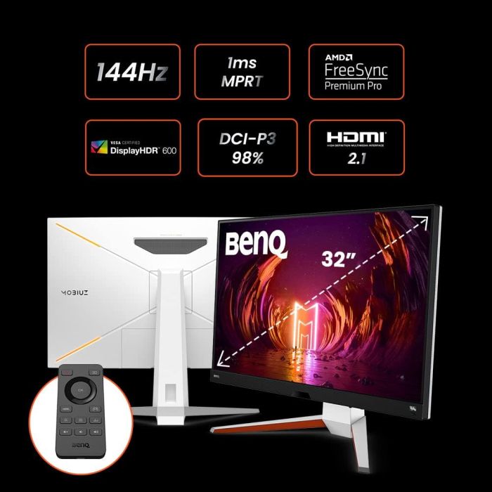 Benq 32 MONITOR EX3210U WHITE_9H.LKHLB.QBE