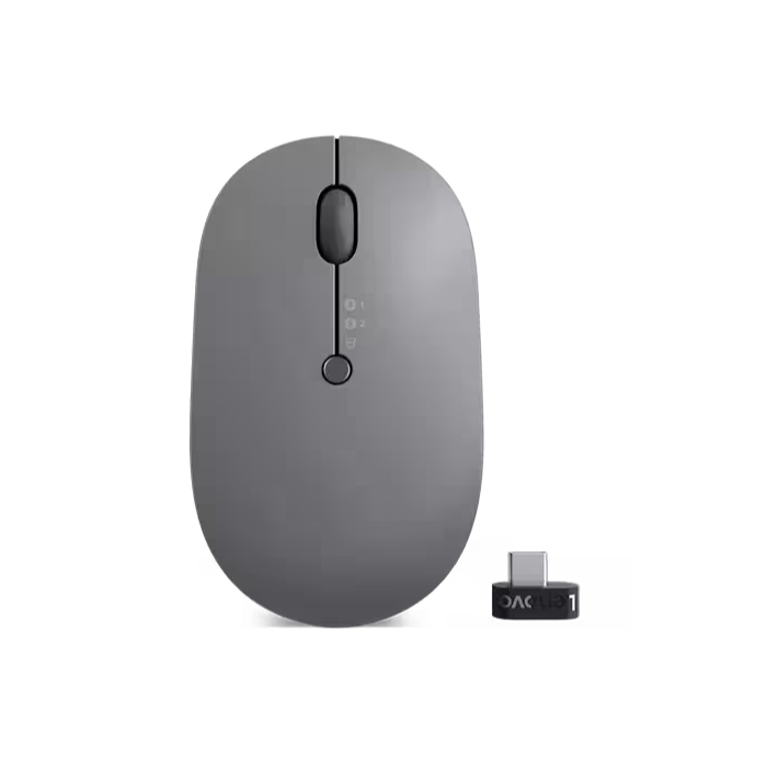 Lenovo Go Wireless Multi-Device Mouse, Storm Grey / GY51C21211