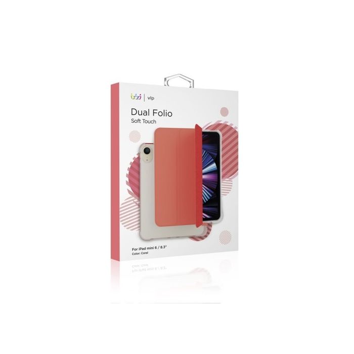VLP Dual Folio iPad mini 6 2021 Coral /vlp-PCPAD21-M6CL