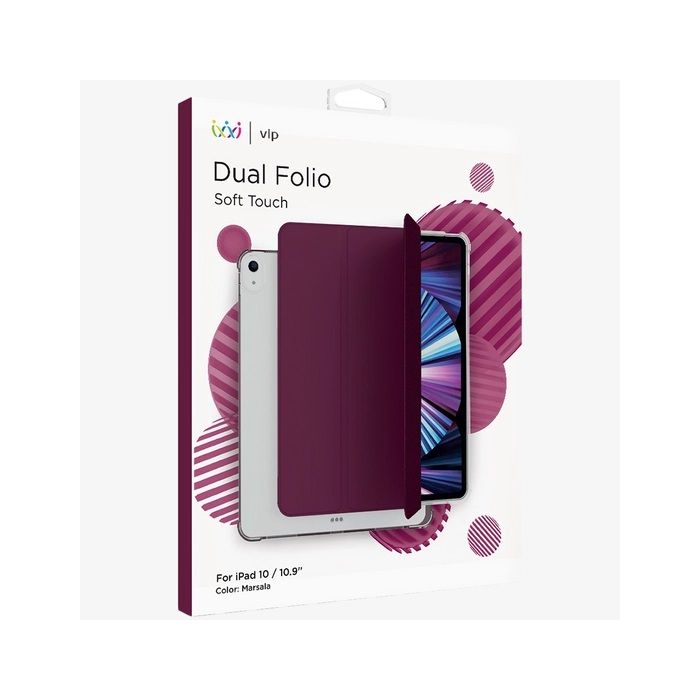 VLP Dual Folio Case iPad 10 Gen Marsala /1054004