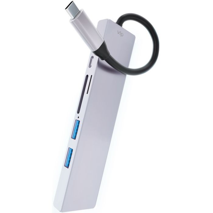 VLP USB-C Multiport Hub 6 in 1 Silver /1081002