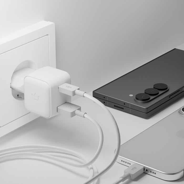 VLP G-Charge 30 USB-C+USB-A White/1074002
