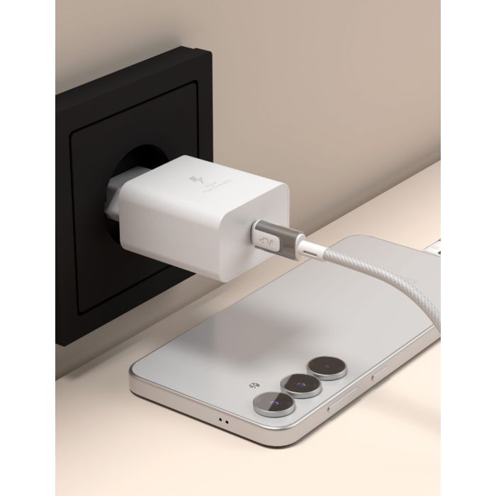 VLP Super Fast Charger 45W USB-C, GaN, PD, PPS, White / 1072004