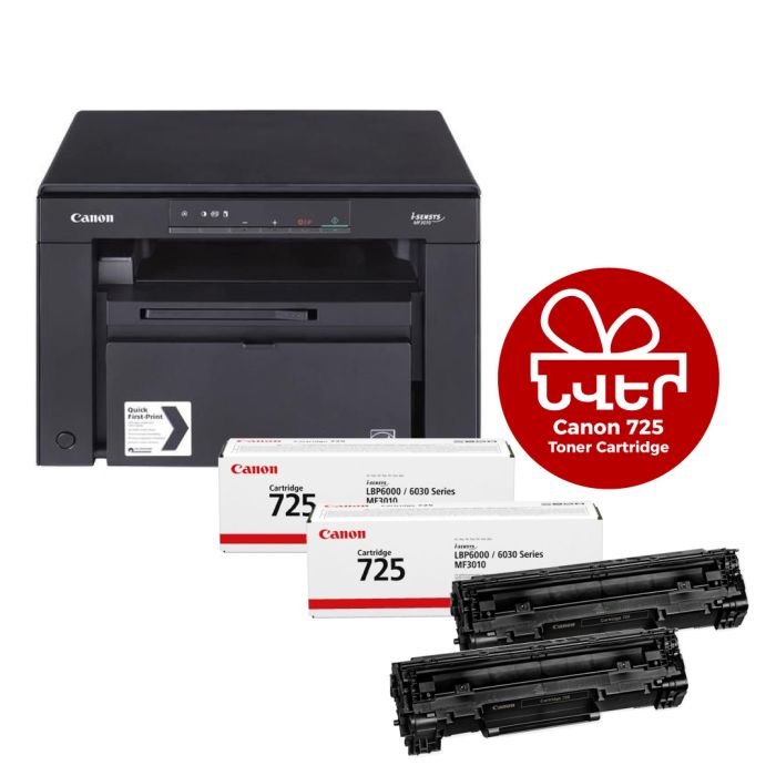 Canon MF3010 bundle with 2x725 cartridge