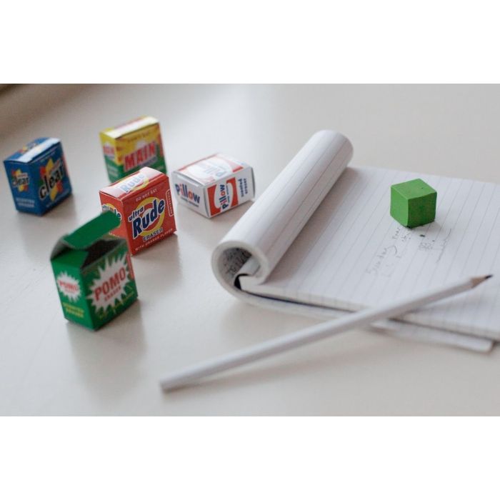 Kikkerland ER35 SCENTED ERASERS DETERGENT SET OF 5 - outlet