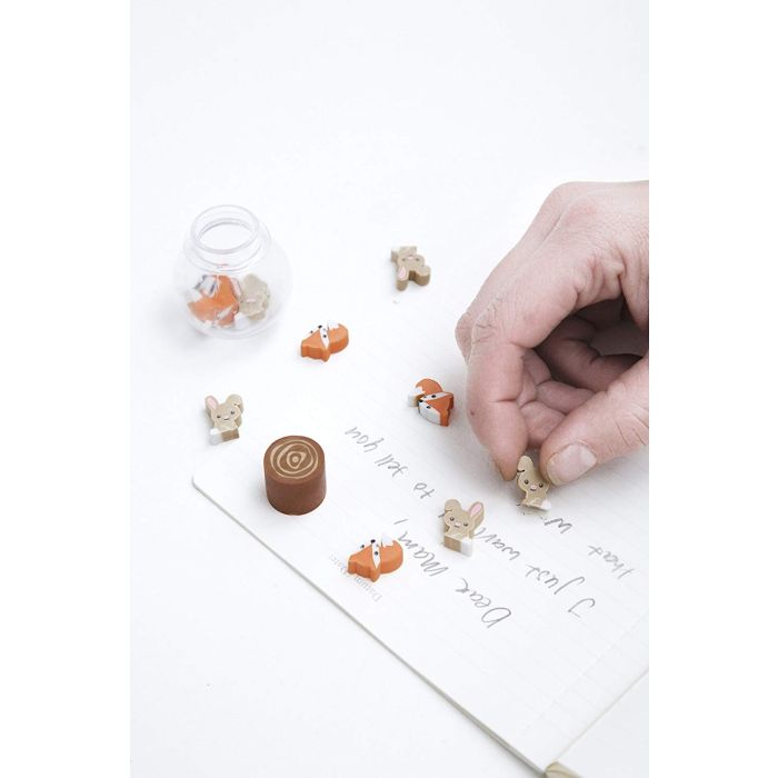 Kikkerland ER37 WOODLANDS ERASERS