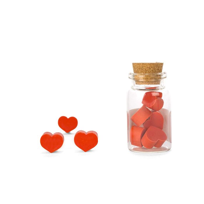 Kikkerland ER59 ROSE SCENTED HEART ERASERS