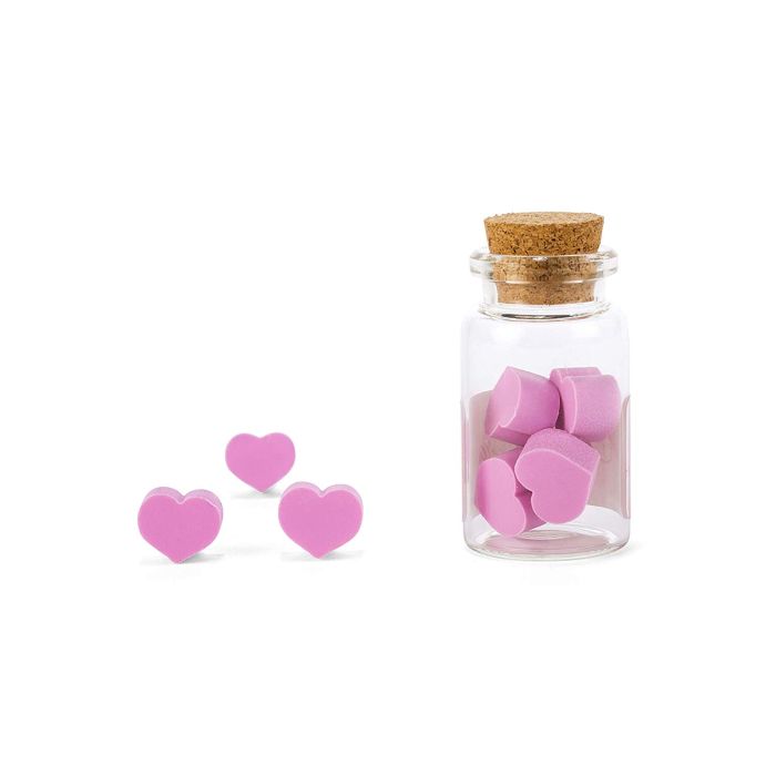 Kikkerland ER59 ROSE SCENTED HEART ERASERS
