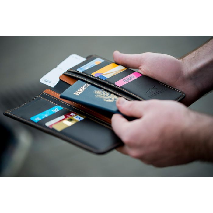 VOLTERMAN Travel wallet-brown