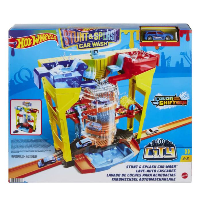 HW STUNT & SPLASH CAR WSH_GRW37