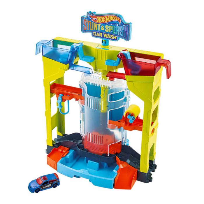 HW STUNT & SPLASH CAR WSH_GRW37