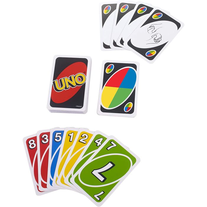 Games UNO CARD GAME DISPLAY INTL_W2087