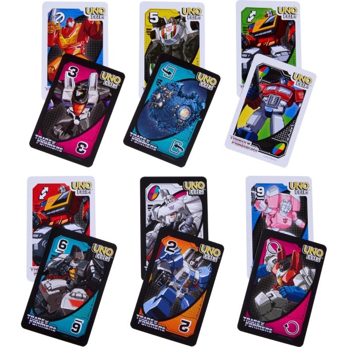 GAMES UNO FLIP TRANSFORMERS_HXJ49
