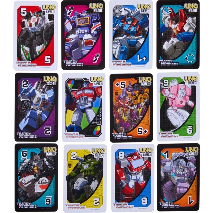 GAMES UNO FLIP TRANSFORMERS_HXJ49