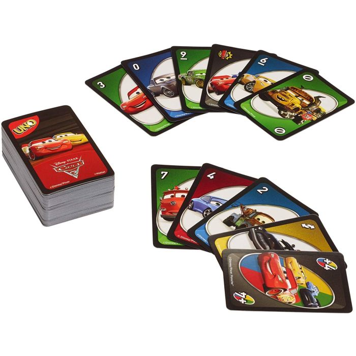 Games UNO LICENSED - CARS 3_FDJ15
