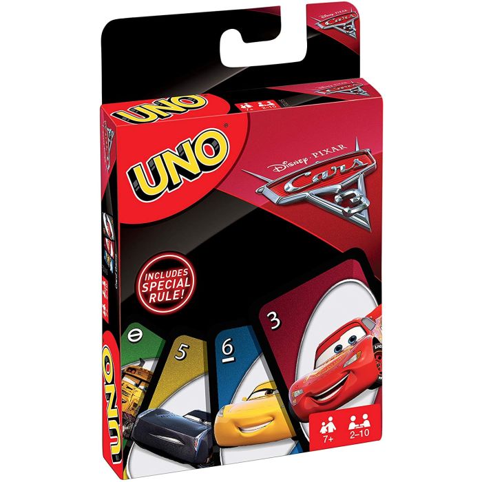 Games UNO LICENSED - CARS 3_FDJ15