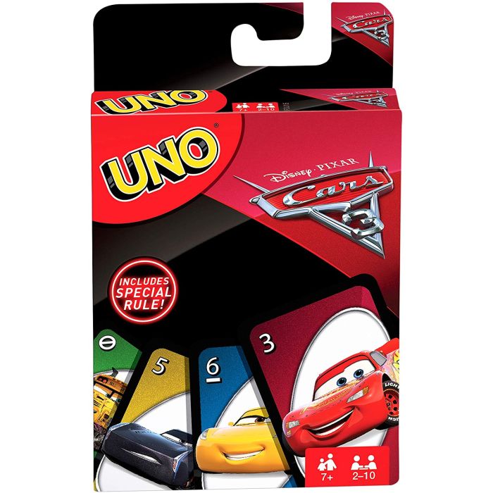 Games UNO LICENSED - CARS 3_FDJ15