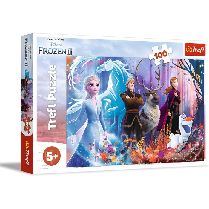 Trefl Puzzles - 100_TR100-CMB 16366 Magic of Frozen
