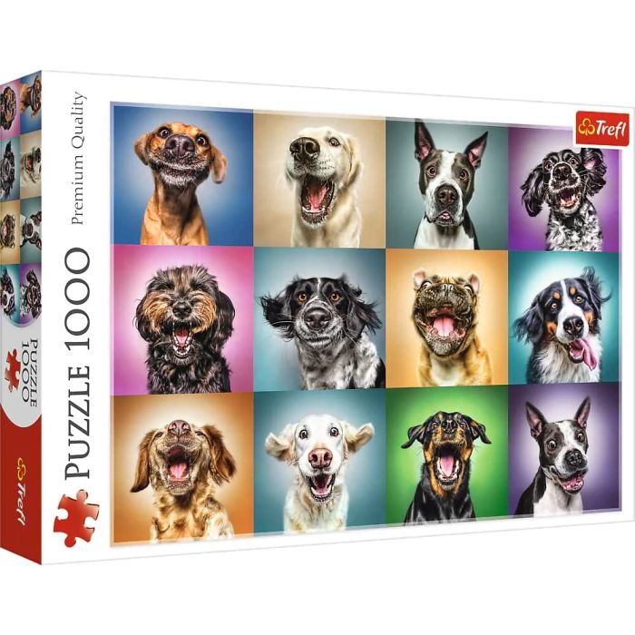 Trefl Puzzles 10462 Funny Dog Portraits_TR1000-ANM