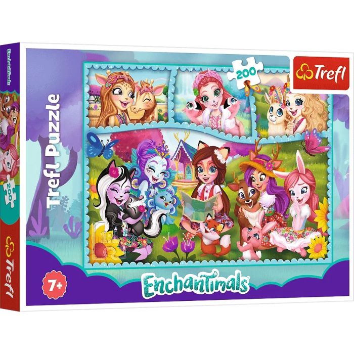 Trefl Puzzles - 200_TR200-CMB 13261 Amazing Enchantimals World