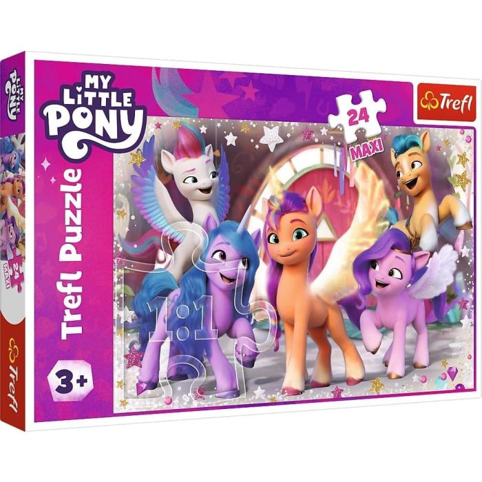 Trefl Puzzles - 24 Maxi_TR-24MX 14338 The Joy of the Ponies
