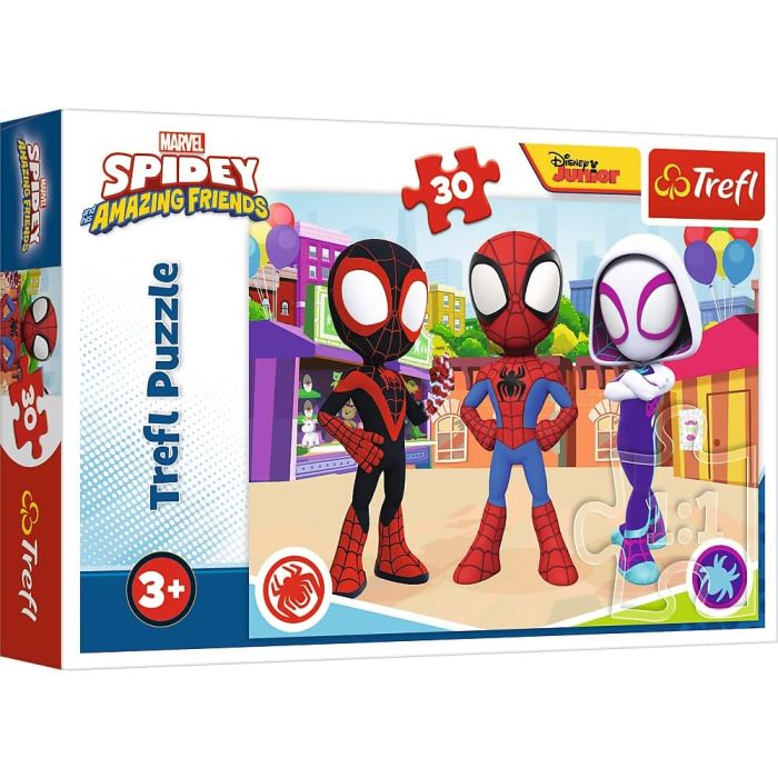 Trefl Puzzles - 30_TR30-CMB 18285 The Adventures of Spiday and Friends