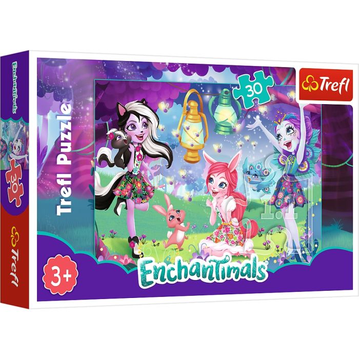Trefl Puzzles - 30_TR30-CMB 18236 The Magical World of Enchantimal