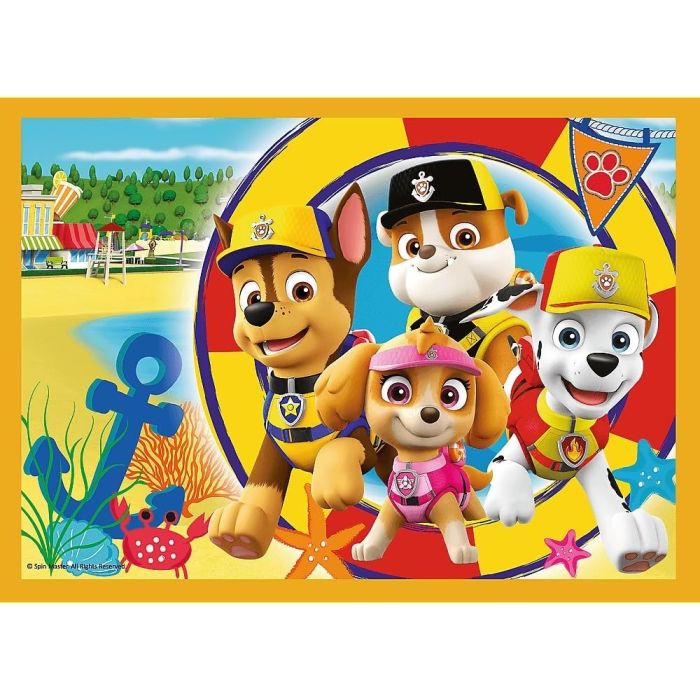 Trefl Puzzles - 4in1_TR4n1-CMB 34395 Holiday Paw Patrol