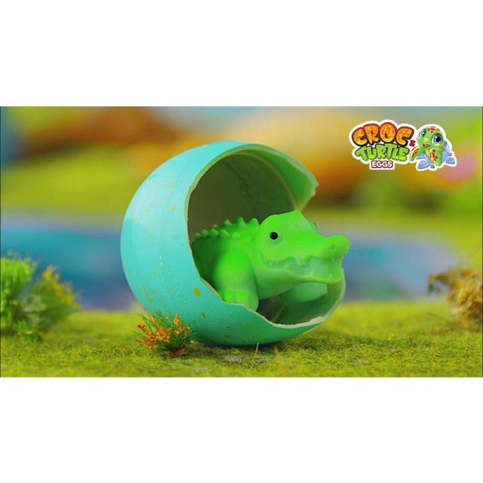 Sbabam Hatching Toy In The Egg: Crocodiles & Turtles_T070-2019