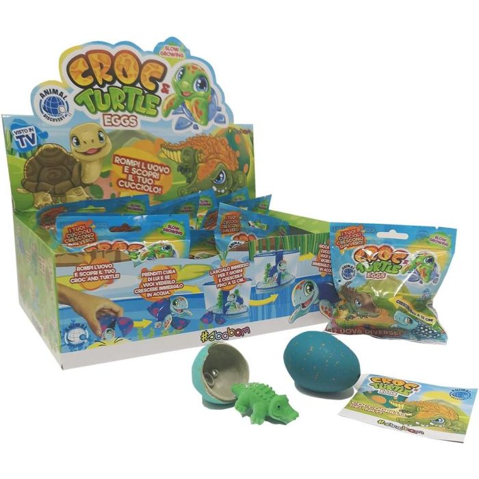 Sbabam Hatching Toy In The Egg: Crocodiles & Turtles_T070-2019